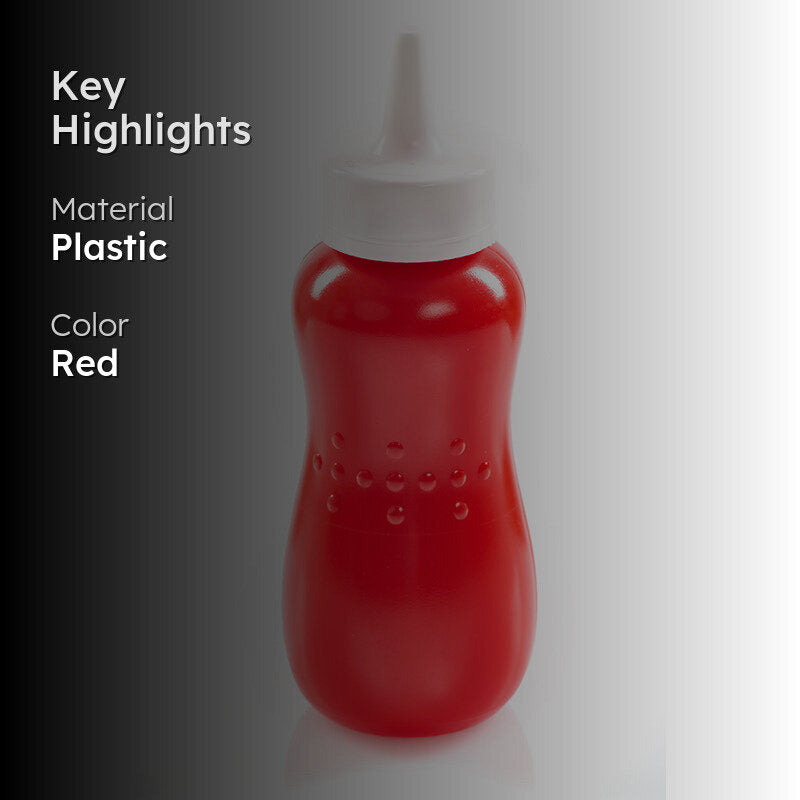 Clyda Sauce Bottle (Red) - Set Of Two media 2