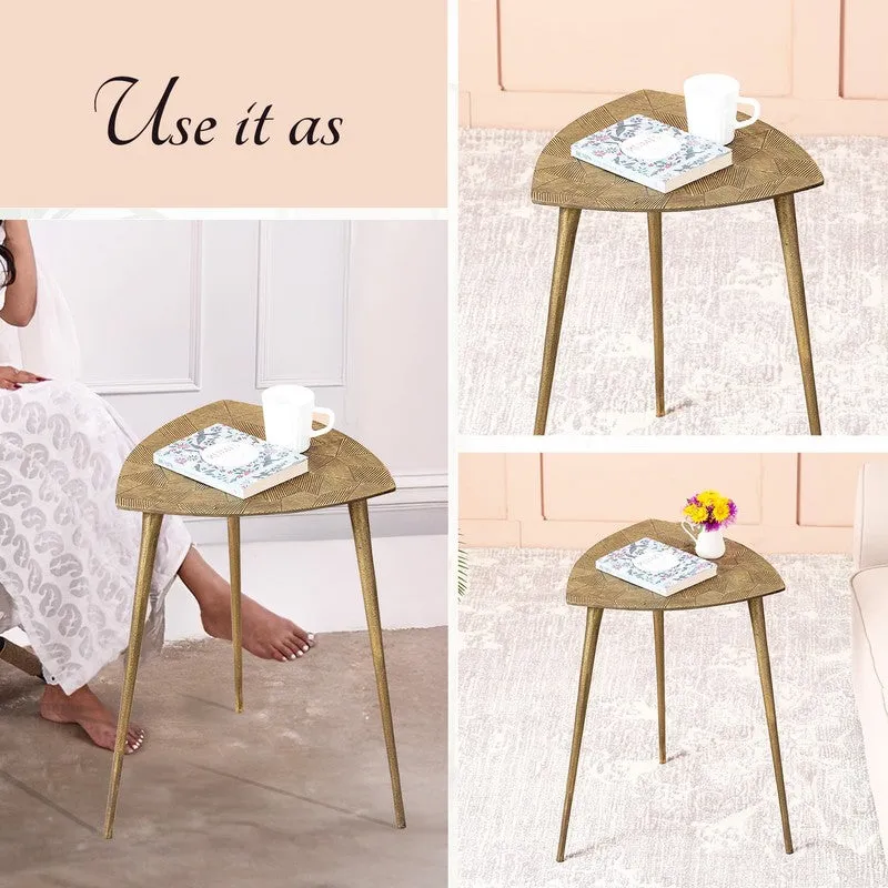 Vertex Center Table - Gold media 3