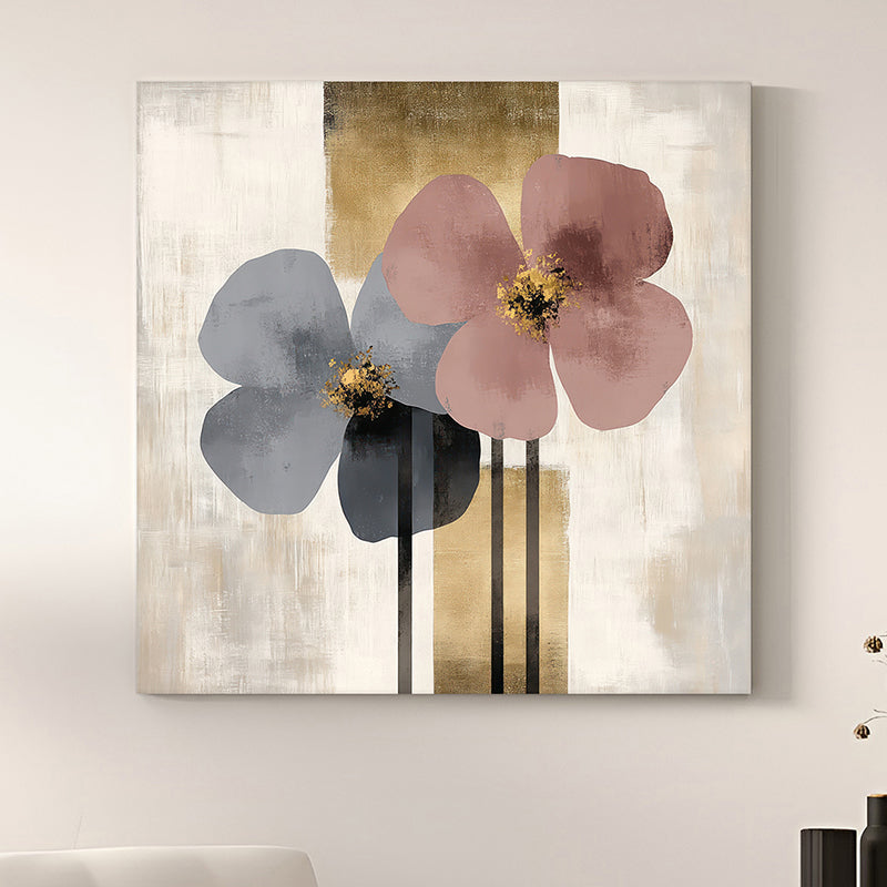 Petunia Pastels Canvas Wall Art media 2