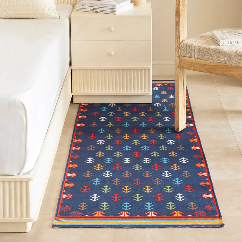 Dravien Cotton Runner Rug - Blue media 3