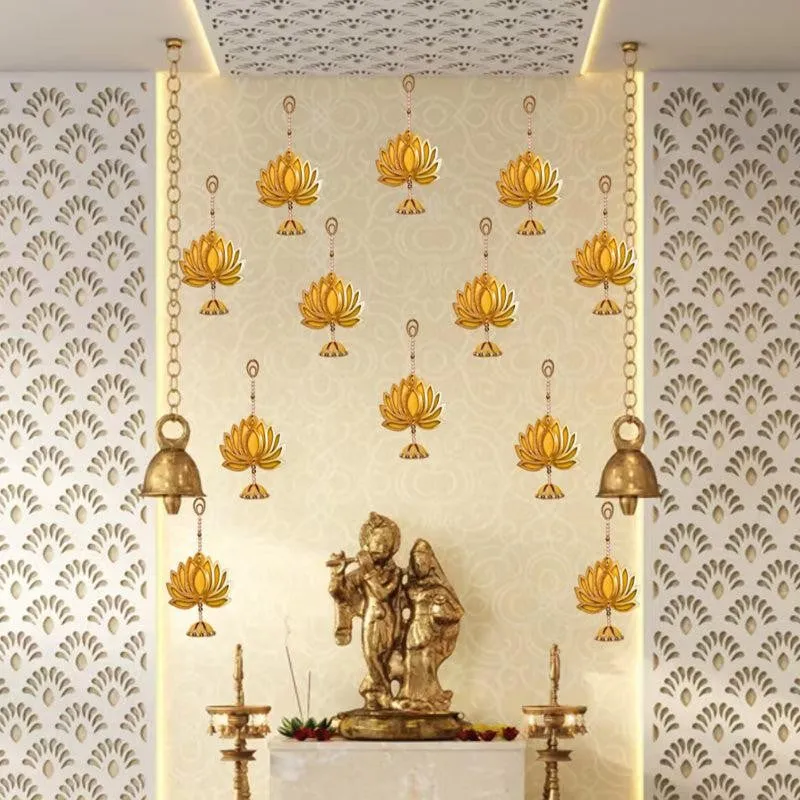 Kamal Sima MDF Latkan (Yellow) - Set Of Twelve media 4