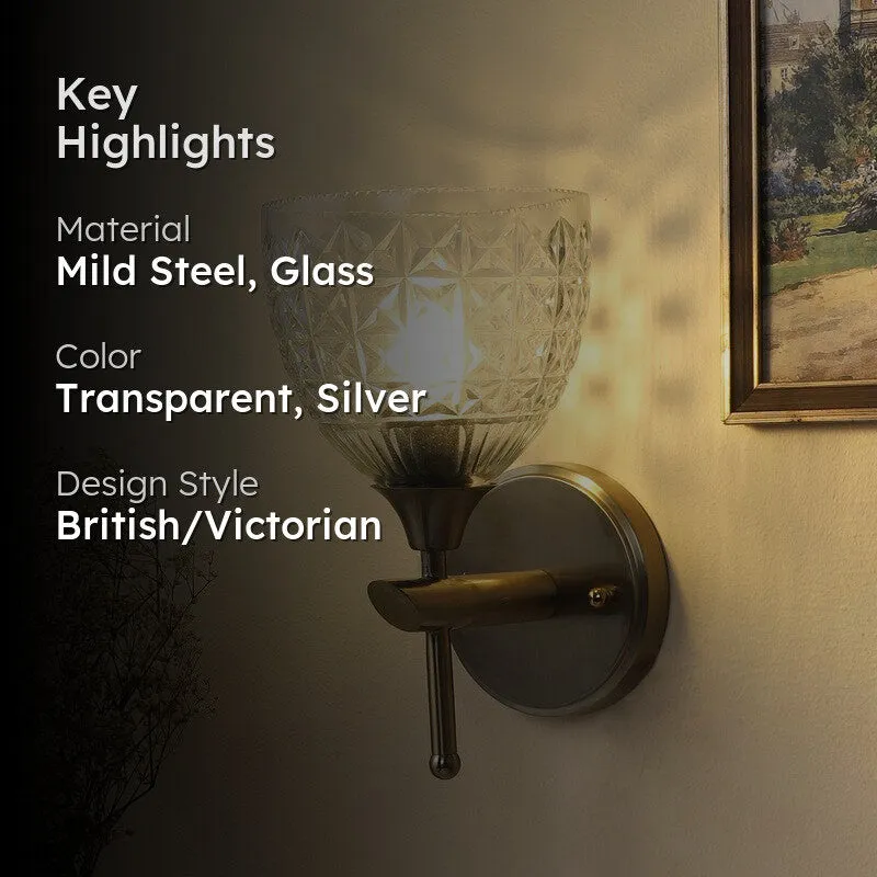 Anvora Elegant Glass Wall Lamp media 2