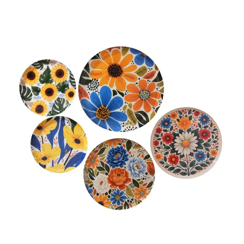 Wildflower Dream Wall Plates - Set of Five media 4