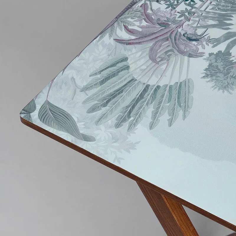India Circus Wood Blooming Folding Side Table media 7