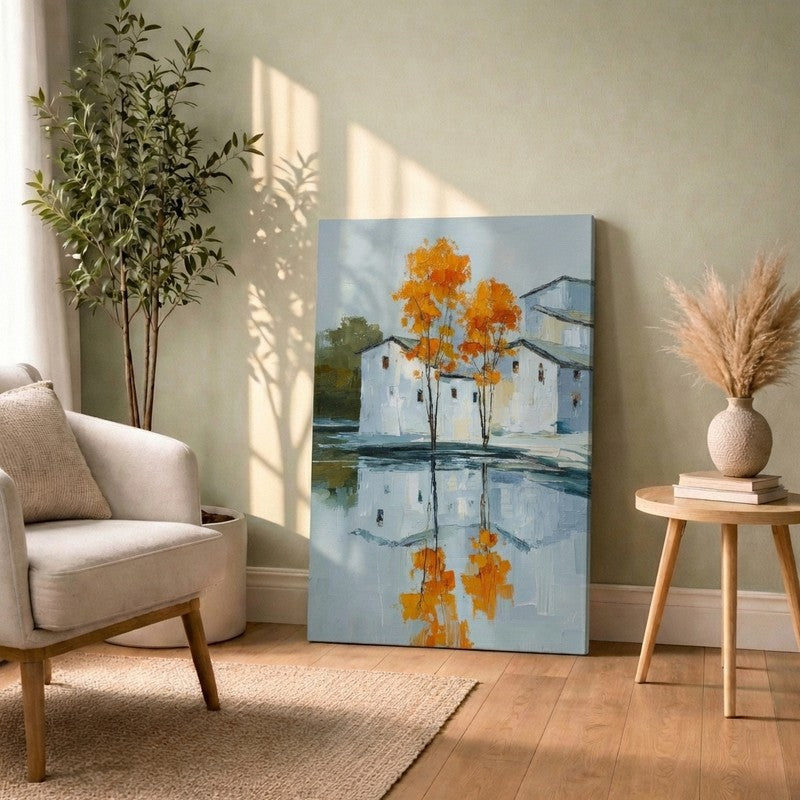 Quiet Waterscape Canvas Canvas Wall Art