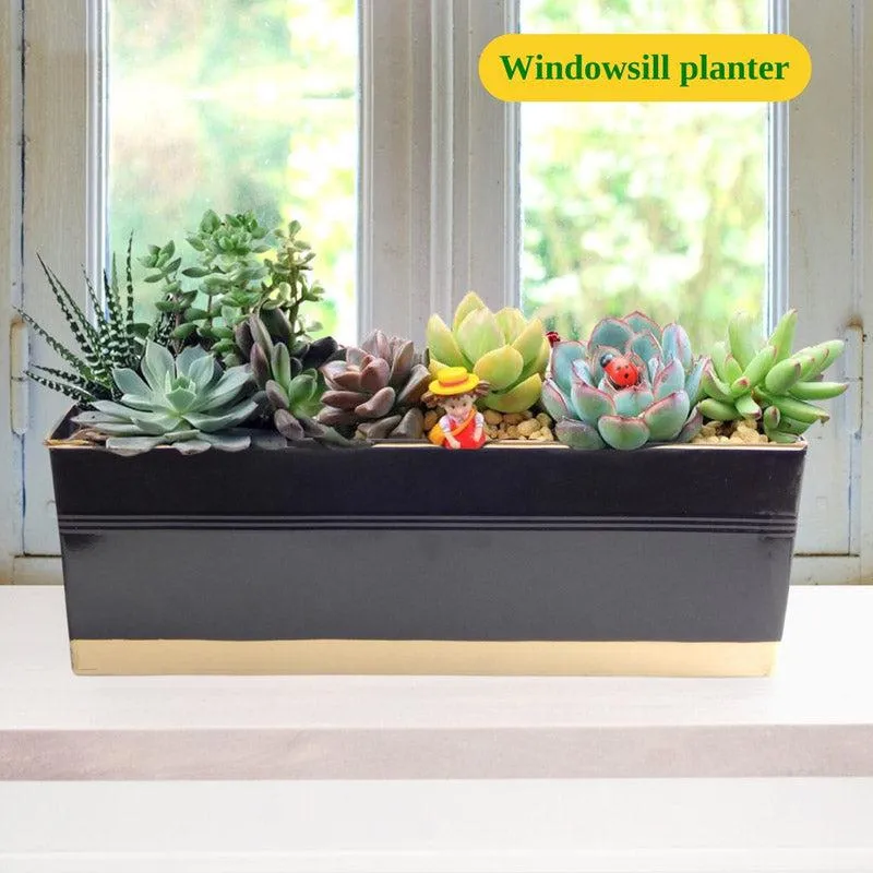 Zutoia Black Planter - Black media 6