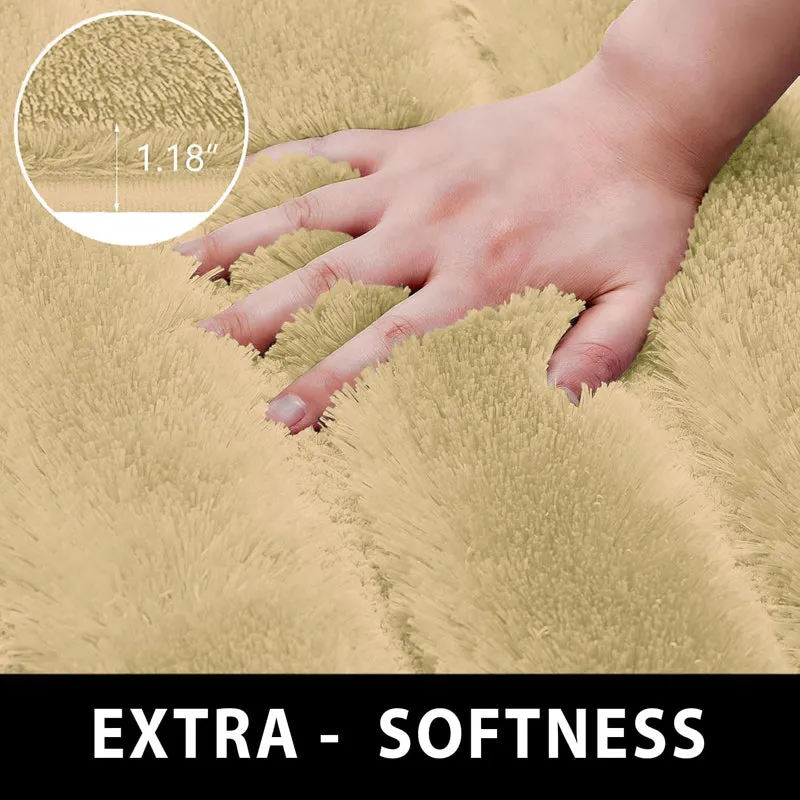 Toronto Touch Microfiber Bath Mat - Gold media 4