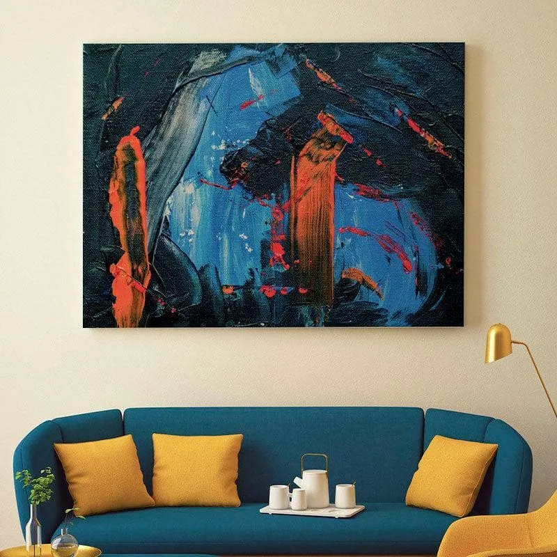 Luxury Abstract Canvas Painting - Gallery Wrap media 1
