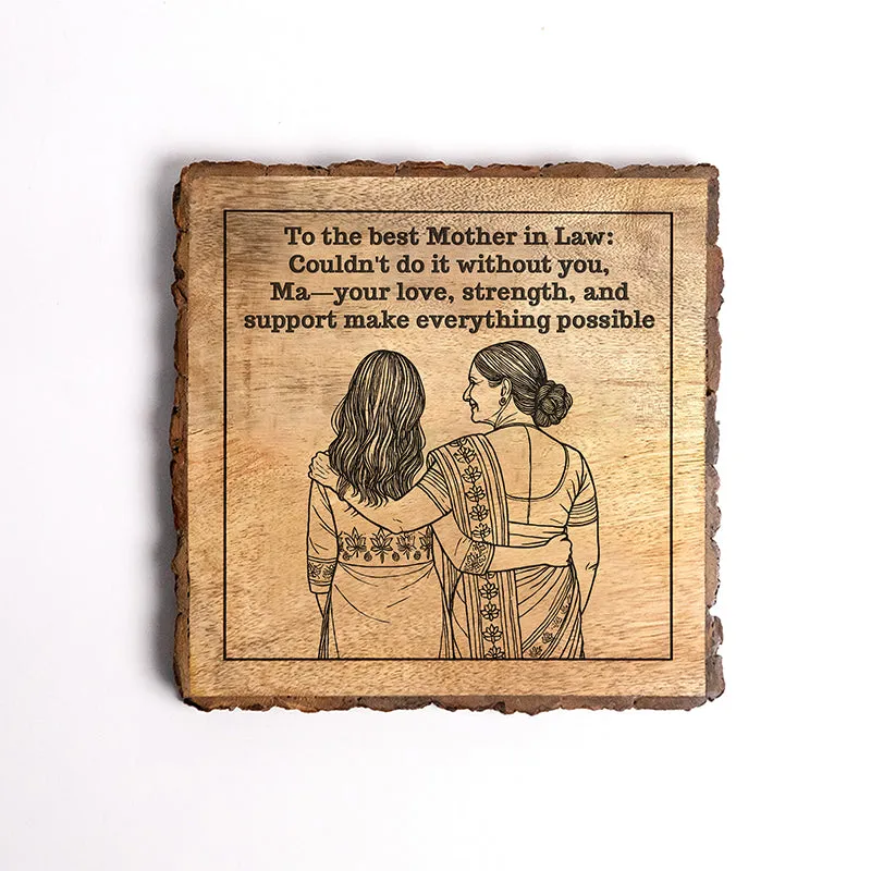 To The Best Mom-In-Law Showpiece - Square media 5