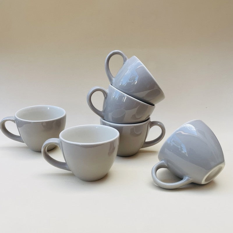 Cozy Ceramic Tea Cup (80 mL Each) - Set Of Six media 7