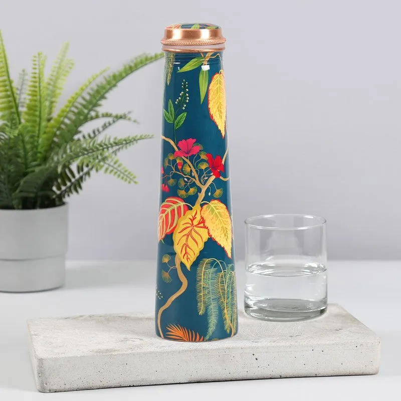 Fronds & Florets Copper Bottle - 750 mL media 1