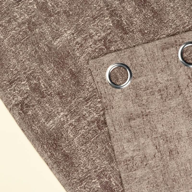Zephyr Jacquard Single Curtain (Brown) media 5