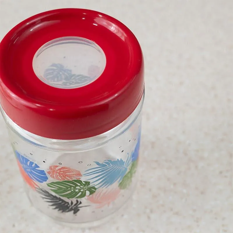 Monara Floral Transparent Storage Container - 660 mL media 3