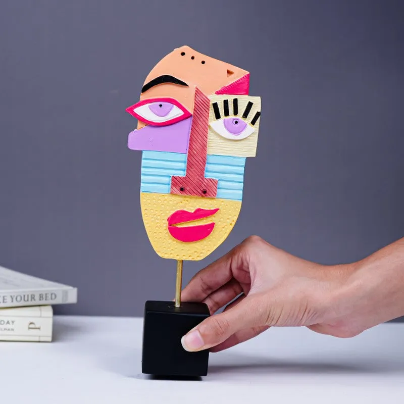 Lines & Silence Art Figure Showpieces - Multicolor media 4