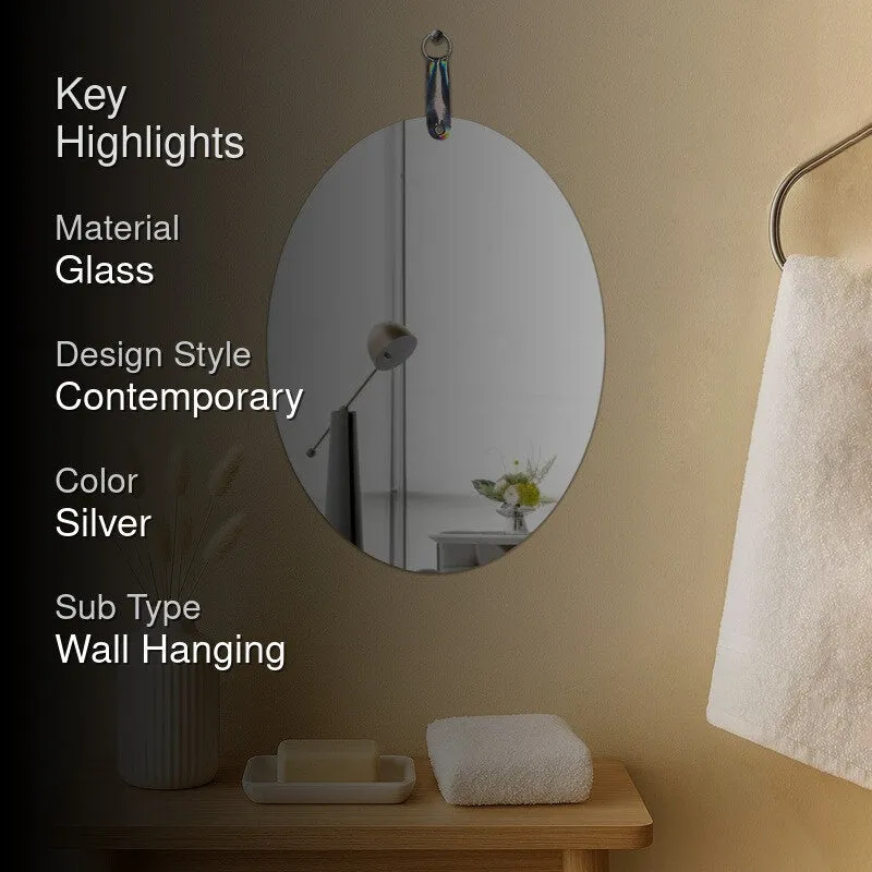 Sleek Reflect Frameless Wall Mirror media 2
