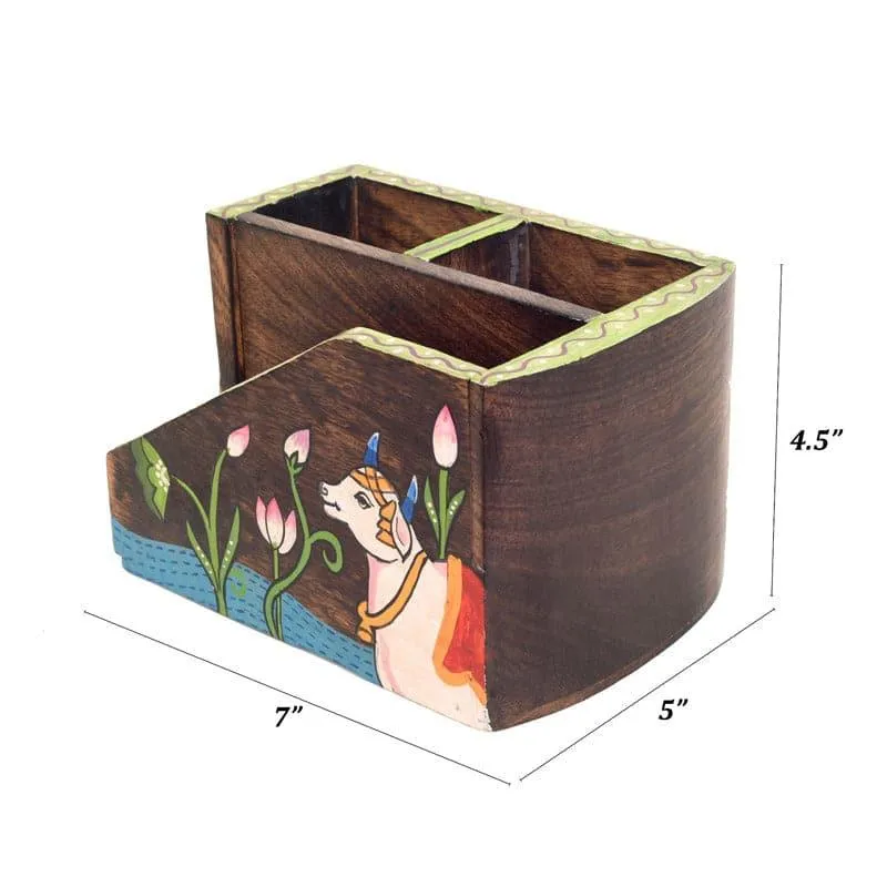 Pichhwai Shenu Cutlery Holder media 5