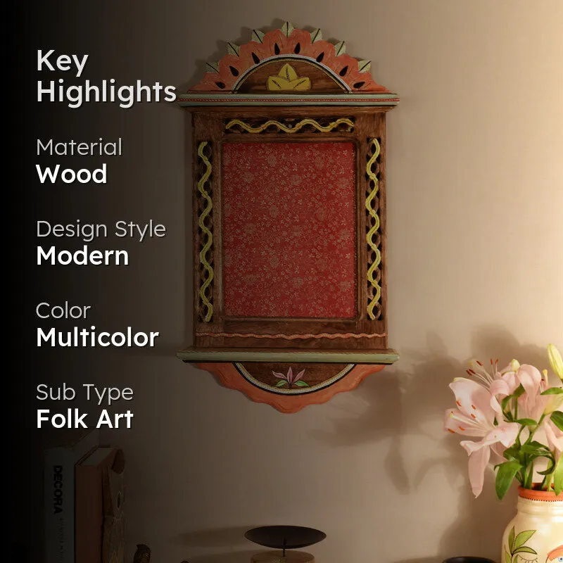 Vintage J/harokha Handcrafted Wooden Wall Accent media 2