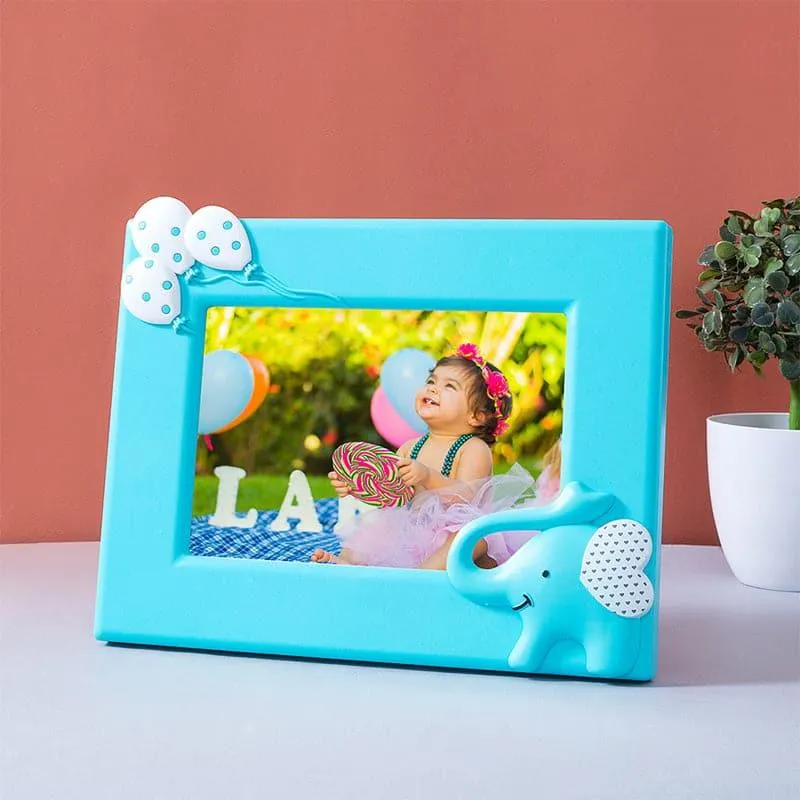 Baby Trunk Photo Frame - Blue media 1