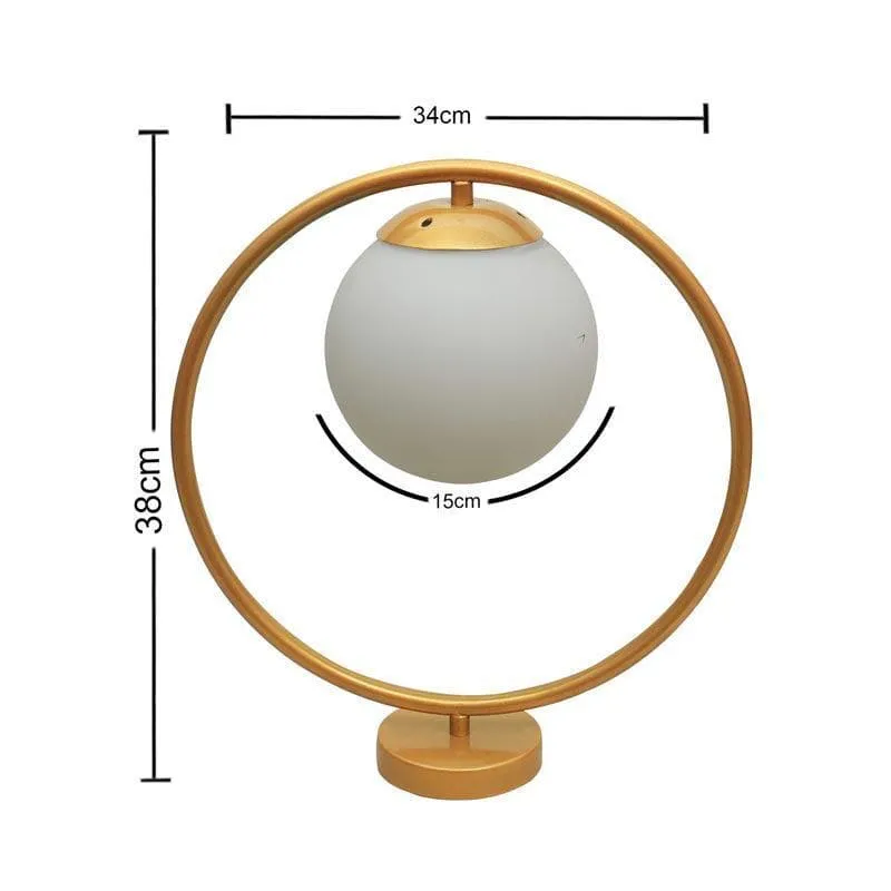 Naomi Marble Table Lamp - White,Gold media 3