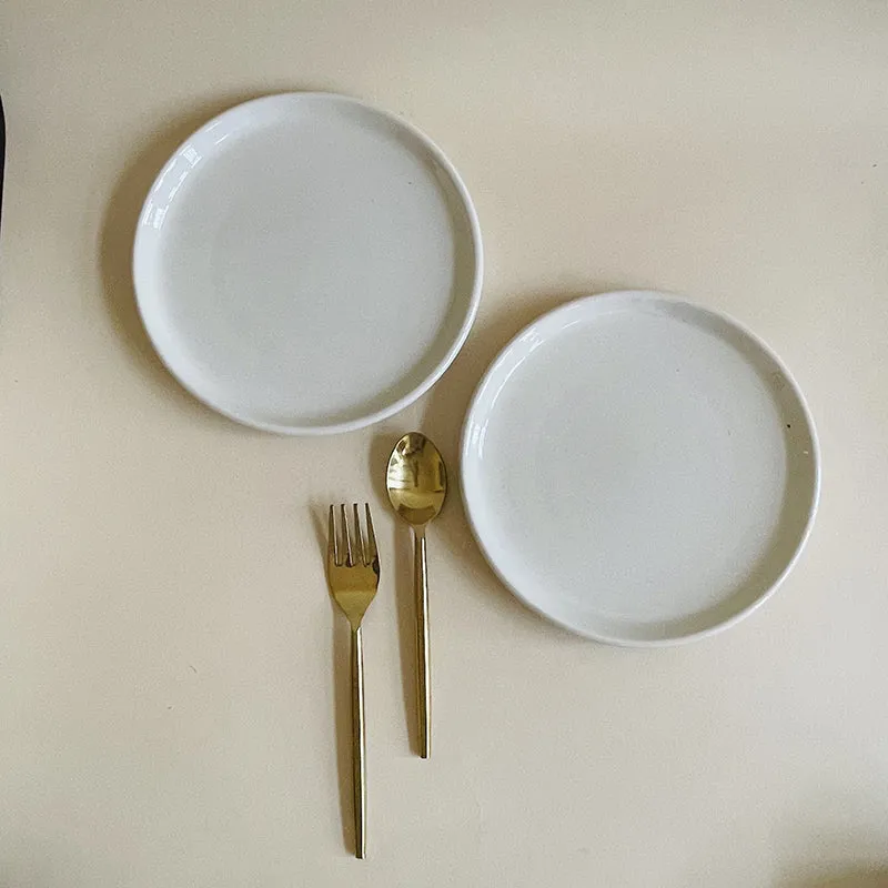 Aurale Ceramic Quarter Plate (White) - Set Of Two media 7