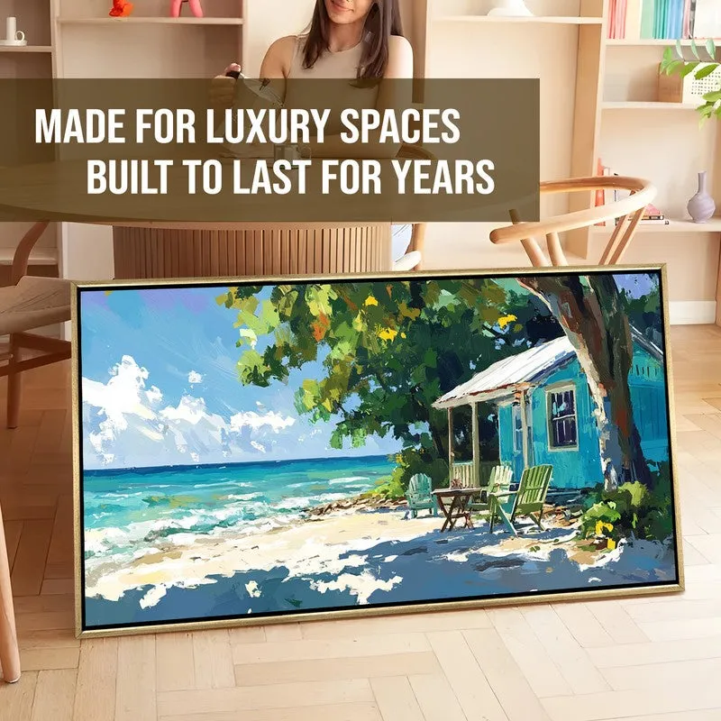 Utopia Canvas Wall Painting With Frame media 7