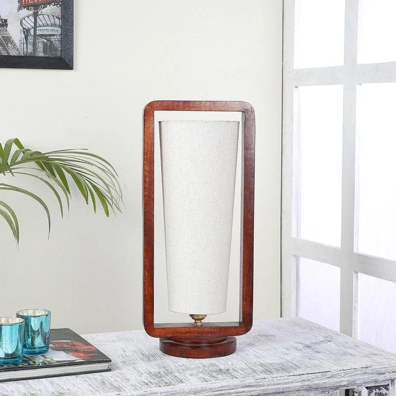 Glaca Fabric Table Lamp - Brown media 3