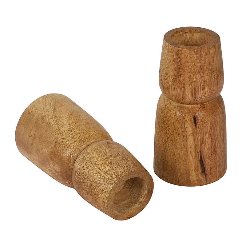 Timbra Mango Wood Candle - Set Of Two media 5