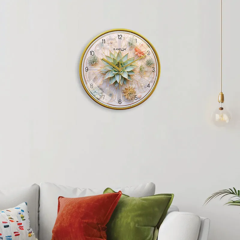 Thyme Piece Analog Wall Clock media 1
