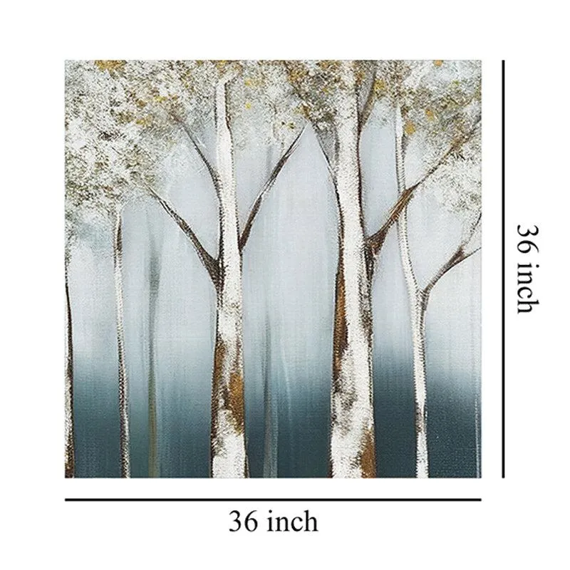 Snowy Woods Wall Painting media 7