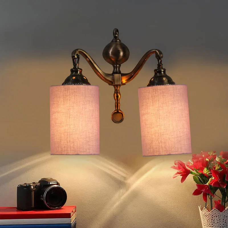 Modish Cylindrical Metal Wall Lamp media 1