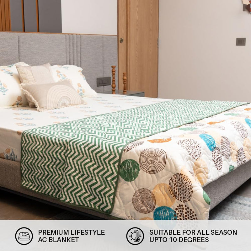 Urban Space Turkey Reversible Dohar (Green) - 120 GSM media 4