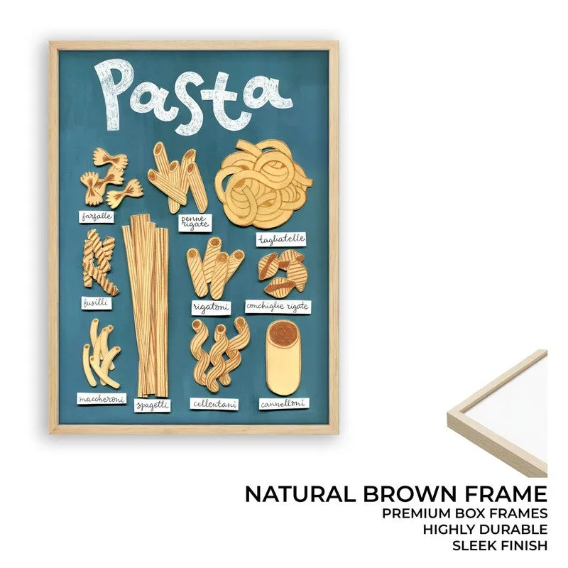 Sades Of Pasta Archival Canvas Wall Art - Brown media 10