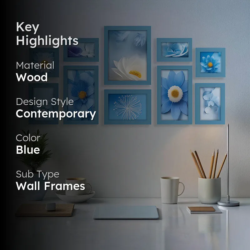 Momencia Photo Frame (Blue) - Set Of Ten media 2