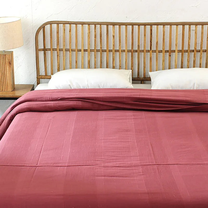 Hue Nest Cotton Duvet Cover - Red media 3
