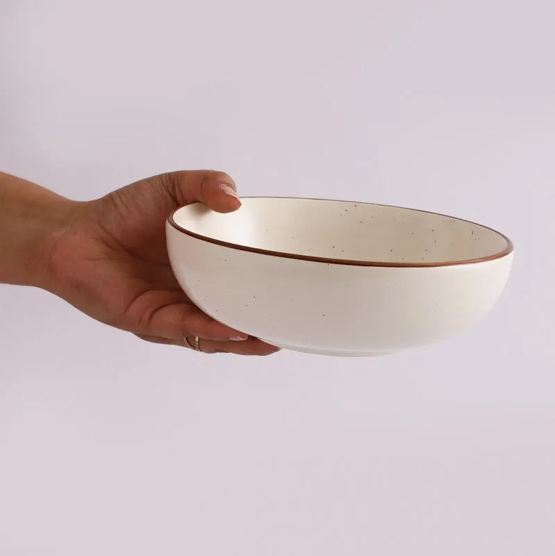 Classic Off-White Serving Bowl - 400 mL media 6