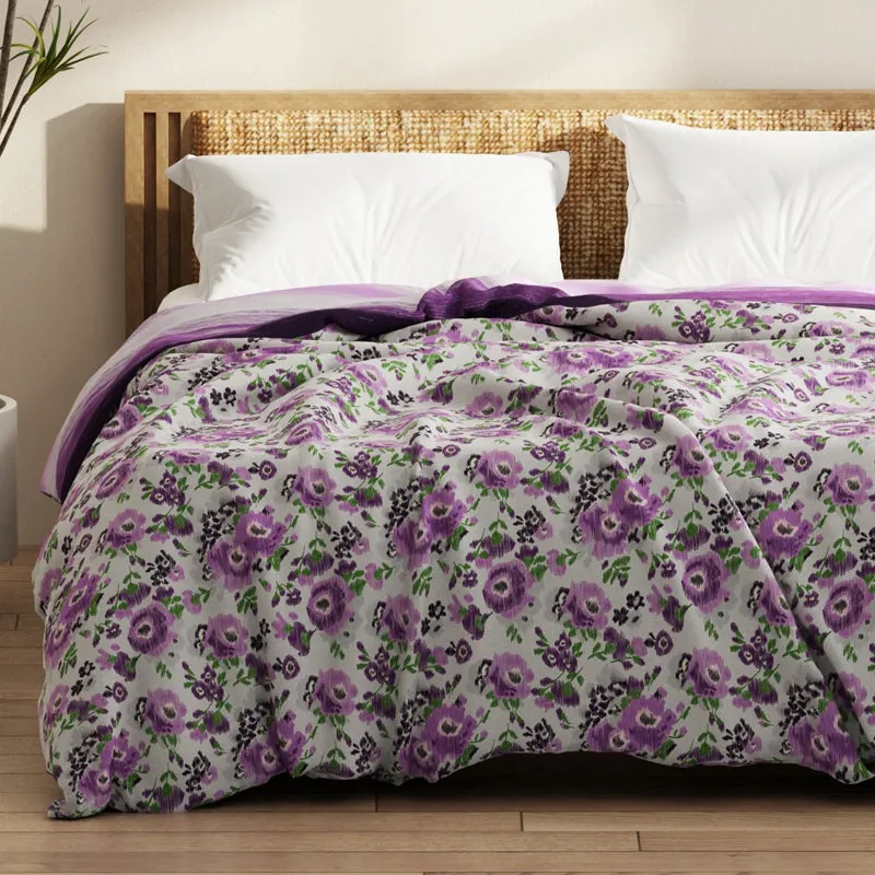 Lilac Shore Floral Comforter - 120 GSM media 3