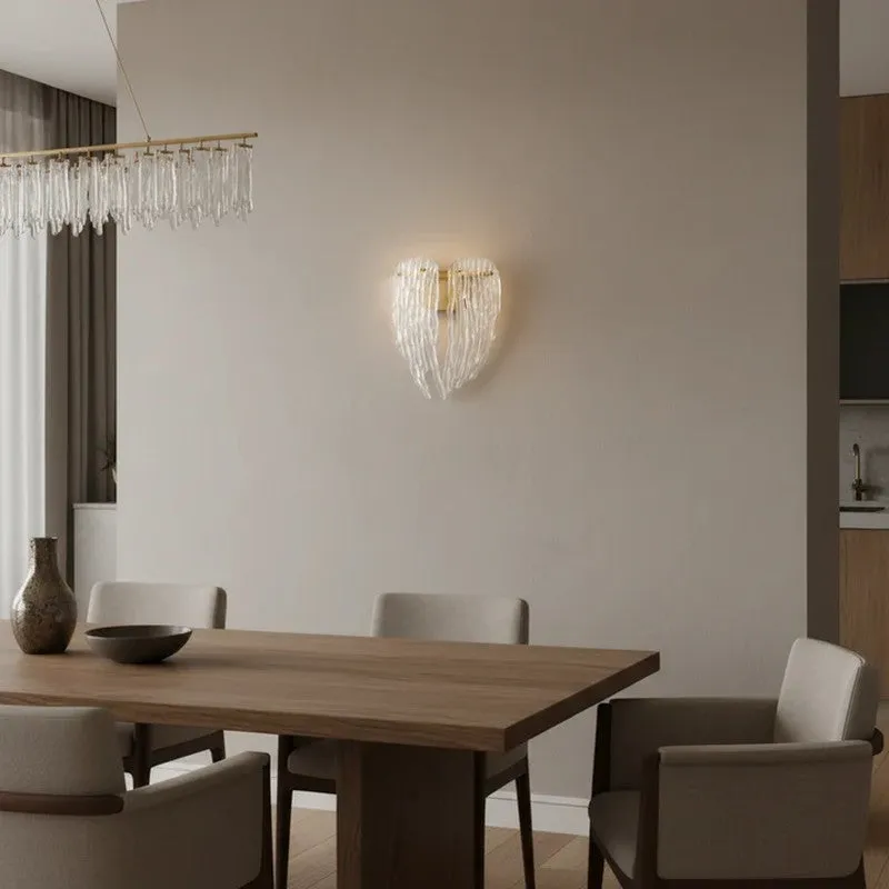 Crystal Heart Glass Wall Lamp media 8