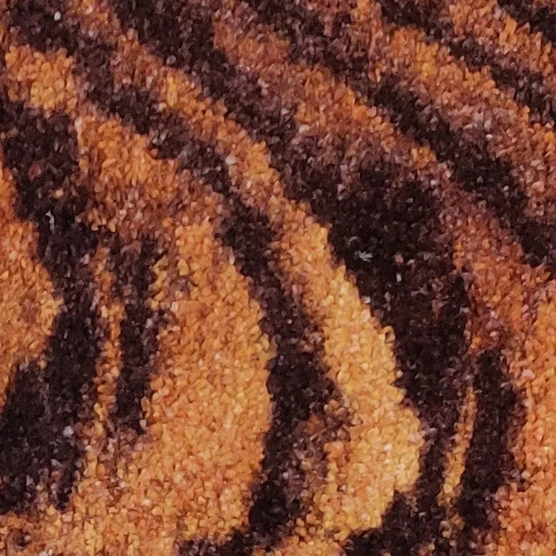Arvian Abstract Micro Fiber Area Rug - Brown,Beige media 6