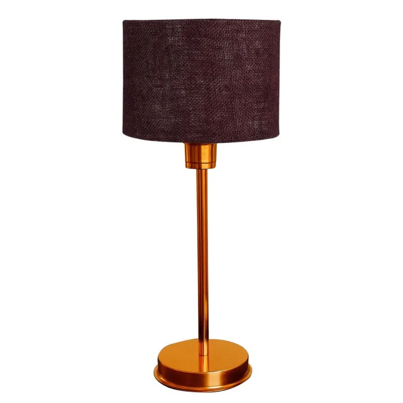 Kavira Lumo Metal Table Lamp - Brown media 5