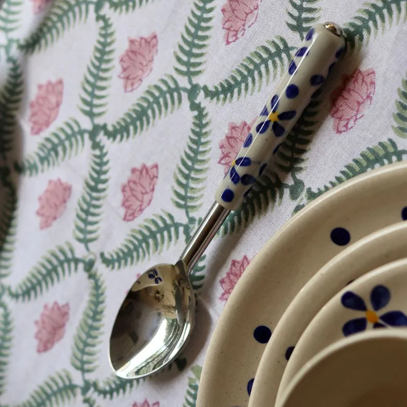 Petal Drop Steel Table Spoon media 4