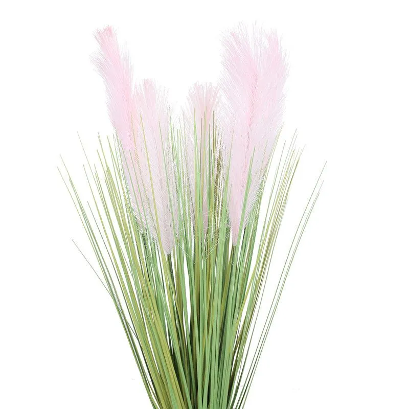 Whispering Botanicals Artificial Plant With Black Plastic Pot - Ligt Pink media 6