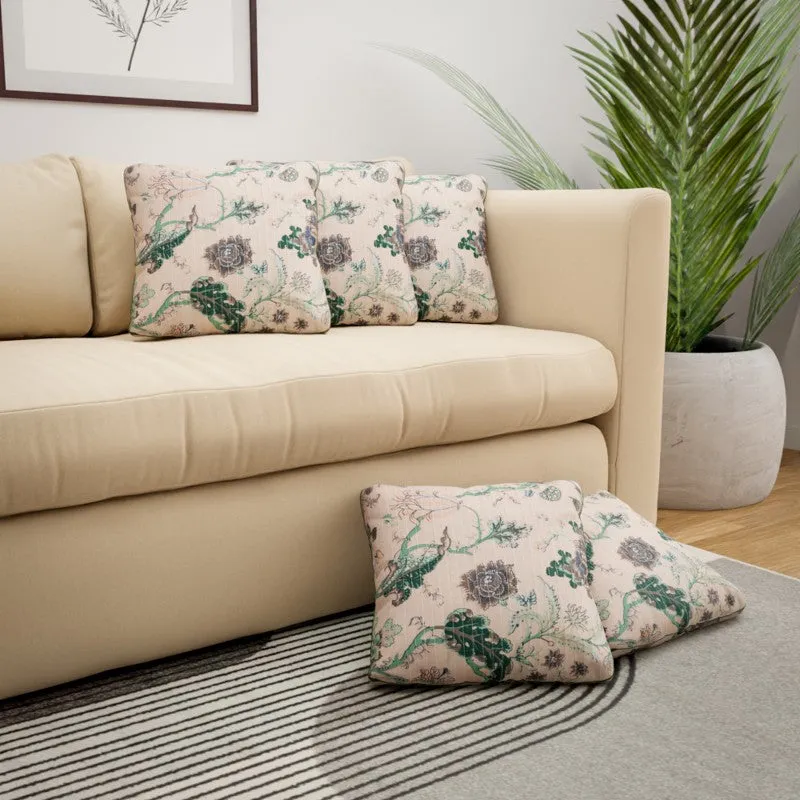 Bloom Havenia Cotton Cushion Covers - Set Of Five media 4