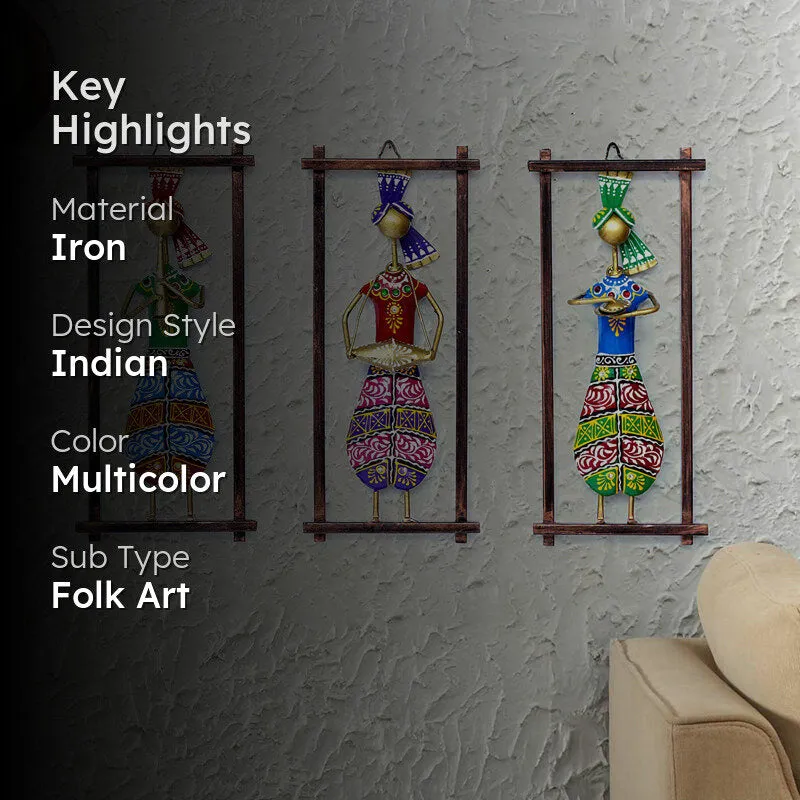 Ethnik Forms Iron Wall Accent - Set Of Three media 2