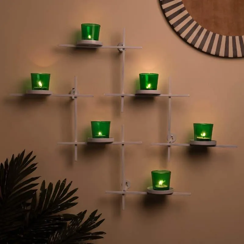 Terra Luminaire Votive Trio (Green) - Set Of Two media 1