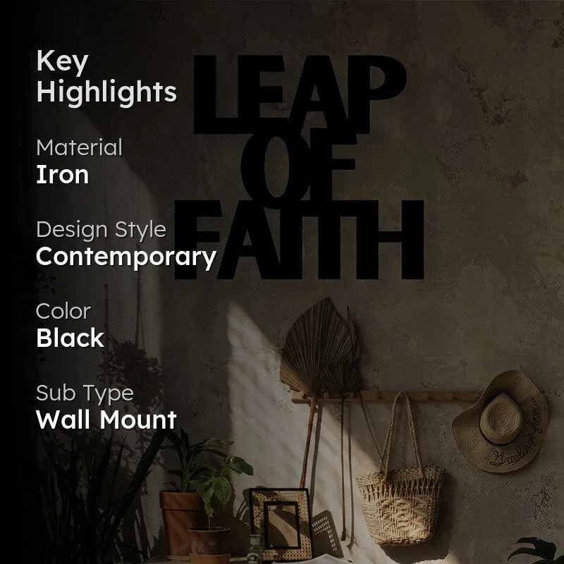 Leap Of Faith Iron Wall Accent media 2