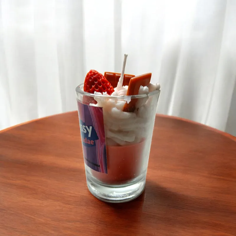 Berry Dreams Strawberry & Chocolate Scented Soy Wax Candle media 3