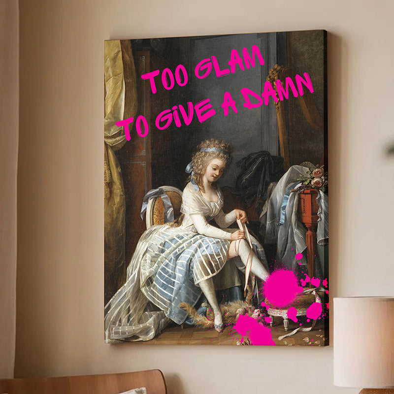 Too Calm To Give A Damn Wall Art media 3