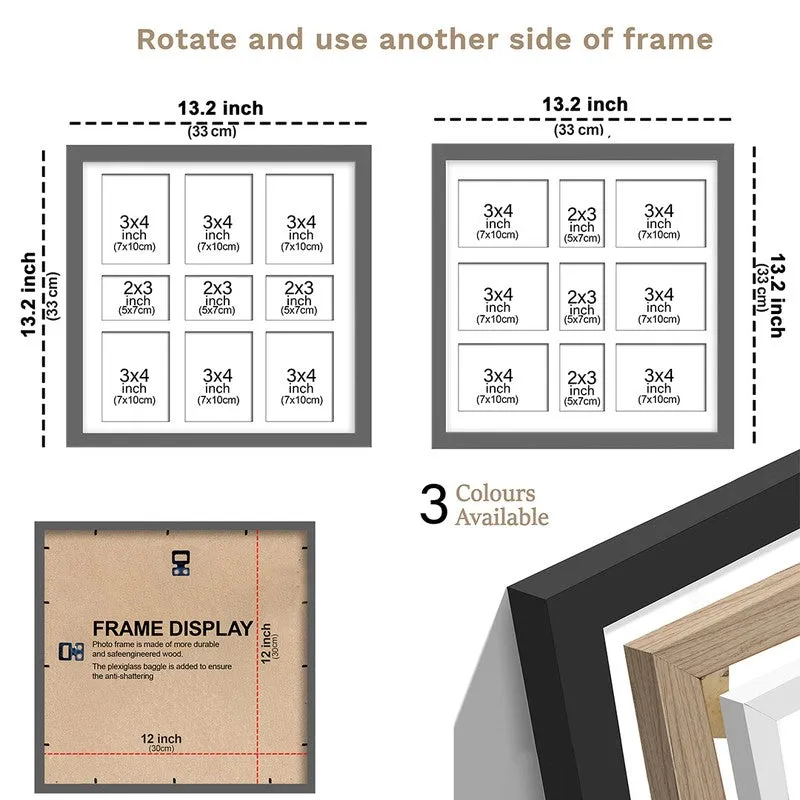 Memoirs Collage Photo Frame - Beige media 5