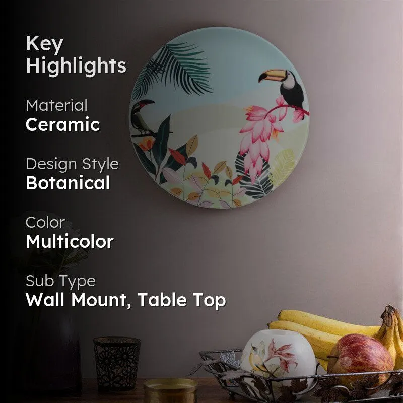 Aracari Ceramic Decorative Plate media 2