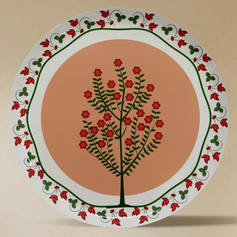 Vintage Floral Luxe Metal Wall Plates - Set Of Six media 5